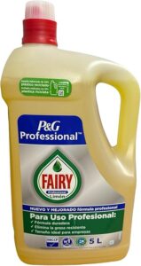 Fairy Lemon Ultra Professional hand dishwashing liquid, 5 l (5 l) – safe cleaning and for perfect results